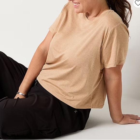 Xersion Everyday Womens Crew Neck Short Sleeve T-Shirt Plus - Picture 3 of 5